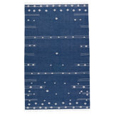 Calli Indoor/ Outdoor Geometric Blue/ White Area Rug