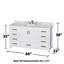 Sheffield 60" Single Bathroom Vanity Set-97651120
