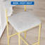 Counter Stool with Metal Frame