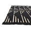 Tapis noir et blanc Noor