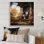 Toilet Autumn Retreat Impressionistic - Bath & Laundry Wall Art Prints