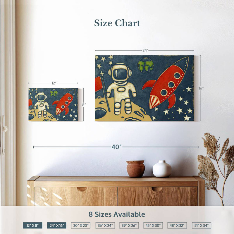 Oberle Space Explorer I, 16" H x 24" W