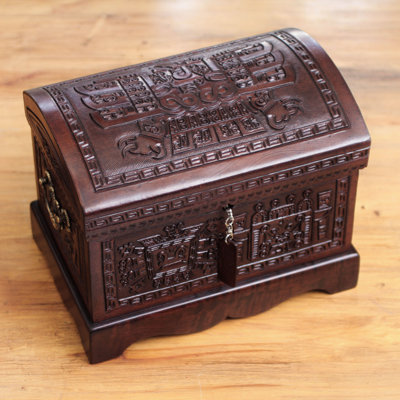 Uthyr Wood Jewelry Box + Locking