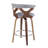 Betuel Swivel Upholstered Counter Stool with Solid Wood Frame-87416075