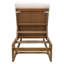 Chaise longue d'extérieur en eucalyptus