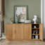 Buffet en bois avec tablettes réglables-429002698