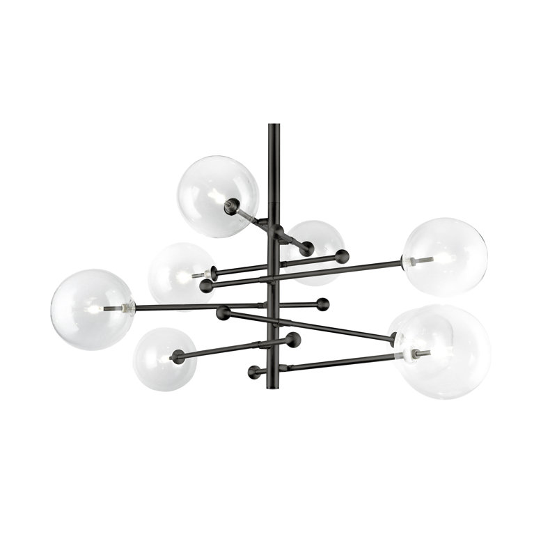 Lustre linéaire moderne à 8 lumières