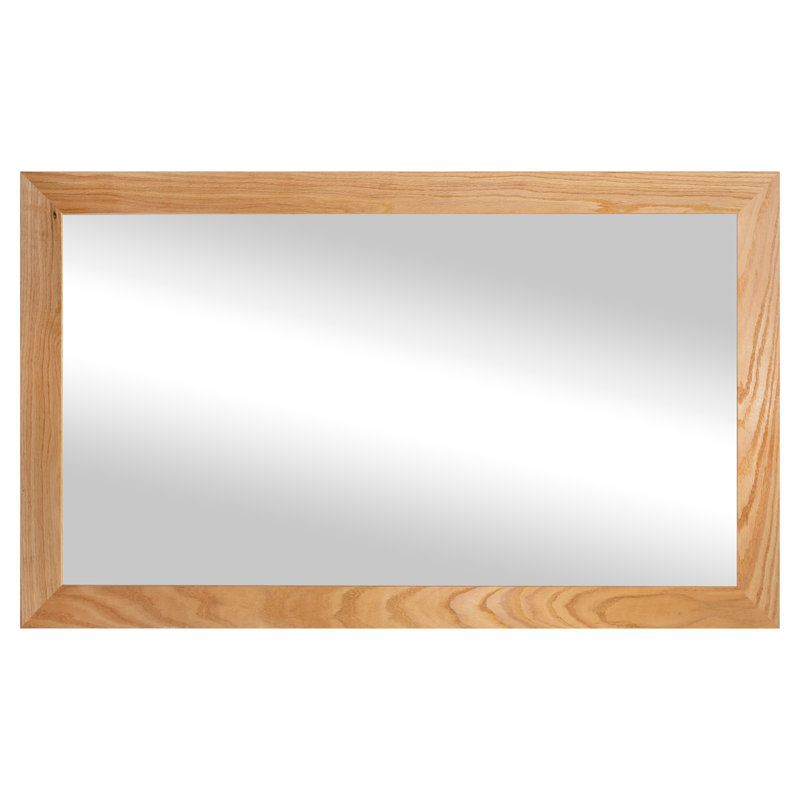 Miroir en bois franc Lark Manor ™ Ozark, 33 po x 52 po, Naturel