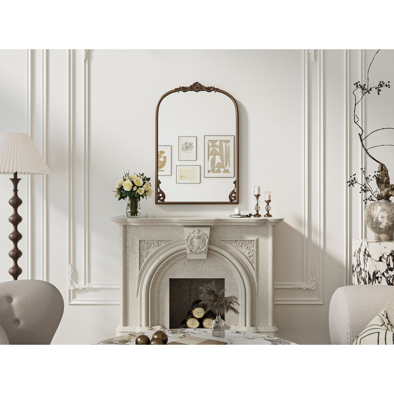  Miroir d'appoint Kalie, Or antique, 36 po x 24 po