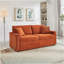 Comfortable Fluffy Corduroy Lazy Sofa With Storage, Double Ottomans, And Table Board For Ultimate Relaxation-1584589844