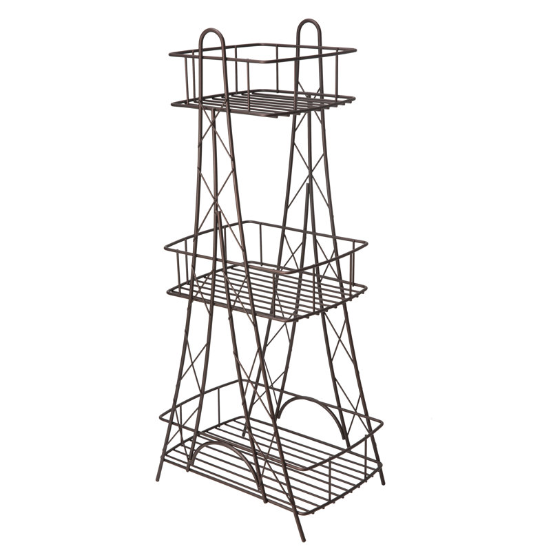 Ville Des Lumieres Metal Freestanding Bathroom Shelves