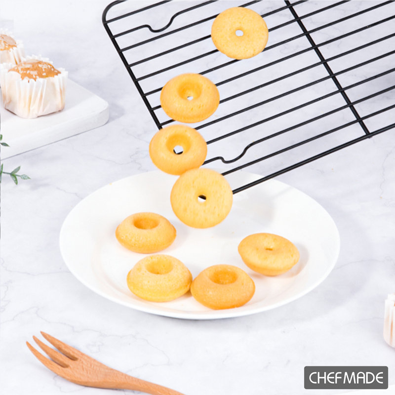 CHEFMADE Baking and Cooling Rack, Nonstick 12.2-Inch Rectangle Wire Rack Bakeware