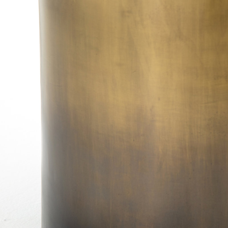 Cameron End Table, Ombre Antique Brass