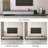 Gafton 79"- 130" Extendable TV Stand With 3-Drawer-1656622463