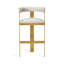 Darcy Upholstered Stool with Metal Frame-30818063-30818064-48357523