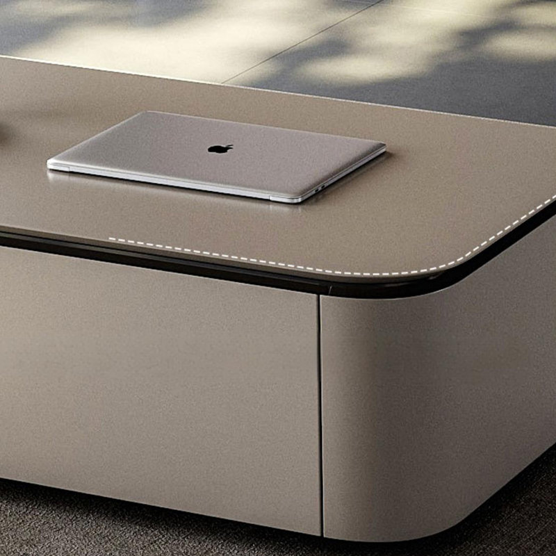 High-end light luxury electric coffee table, 15.7" H x 55.1" L x 27.6" W