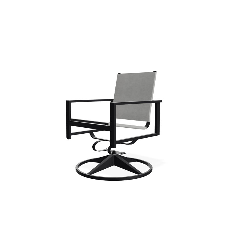 Tribeca Sling Swivel Rocker, Black, Alloy Sunbrella®