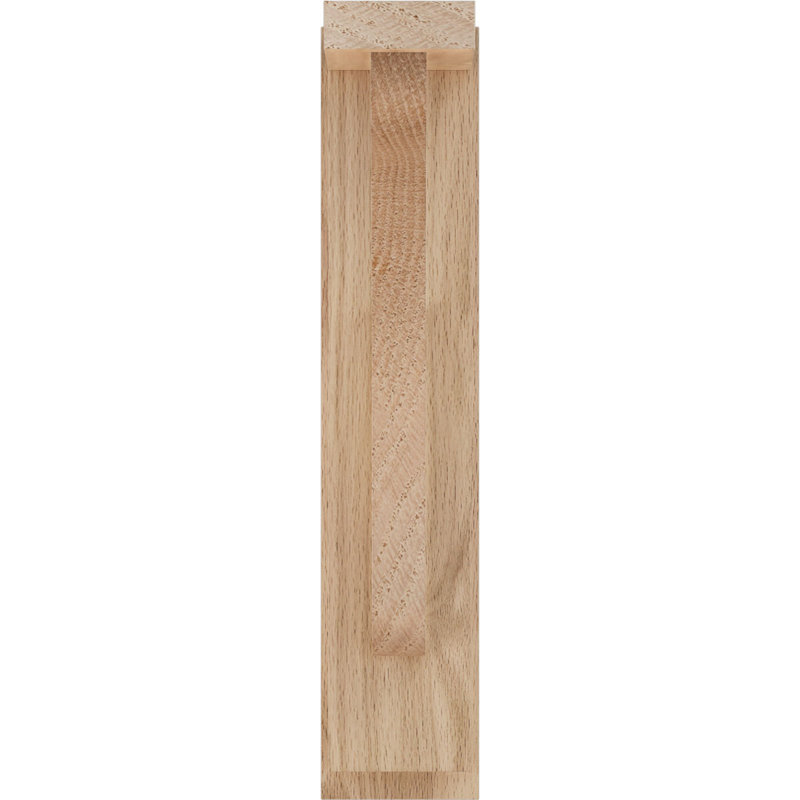 2 1/2"W x 12 3/4"D x 12 1/4"H Reece Shelf Bracket, Red Oak, Red Oak, 12.25" H x 2.50" W x 12.75" D