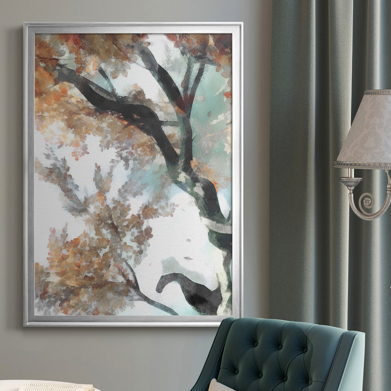 Fall Tree II " Fall Tree II ", 42.5" H x 30.5" W x 1" D, Silver