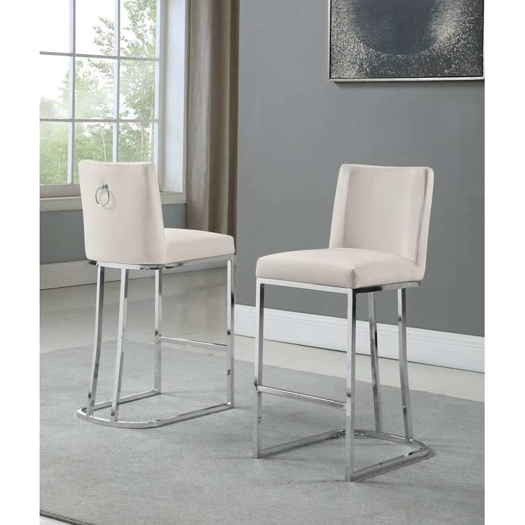 Whitley Upholstered Bar & Counter Stool Set 