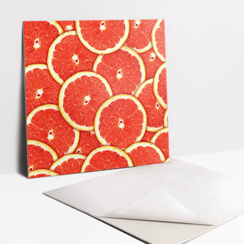 Cheriton 30cm x 30cm PVC Mosaic Tile in Red