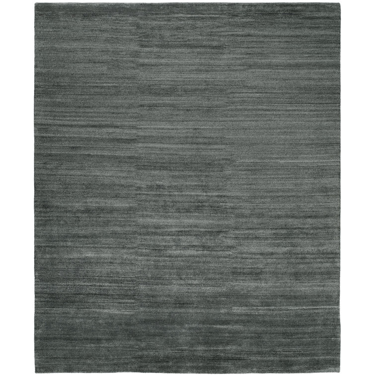 Signe Hand-Knotted Wool Grey Area Rug