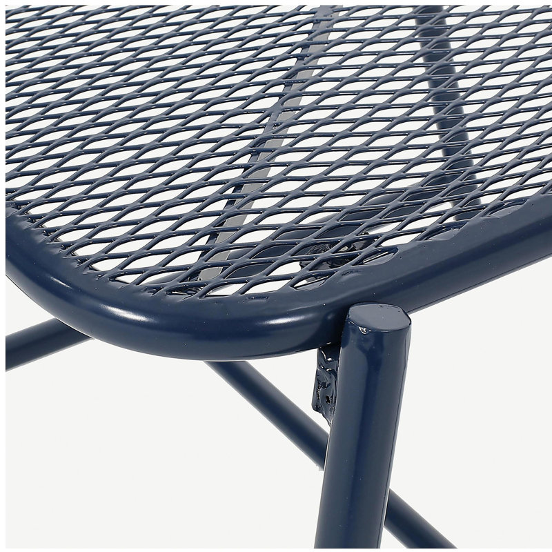 KINCAID 13"H SIDE TABLE, Navy
