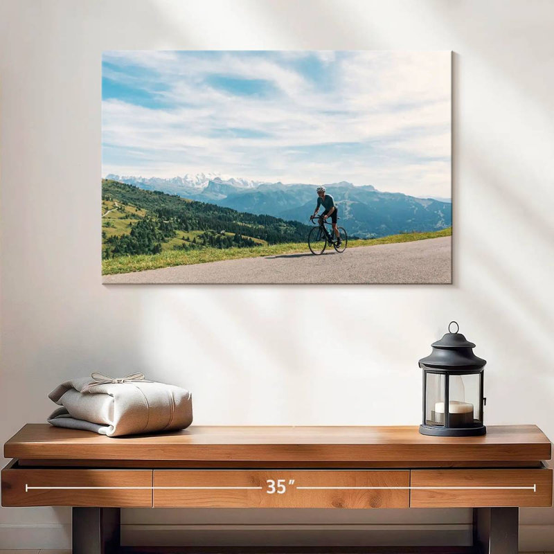 Senne, Alpes à vélo, H 16 po x l 24 po