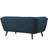 Bestow Upholstered Fabric Loveseat in Blue-1118390279