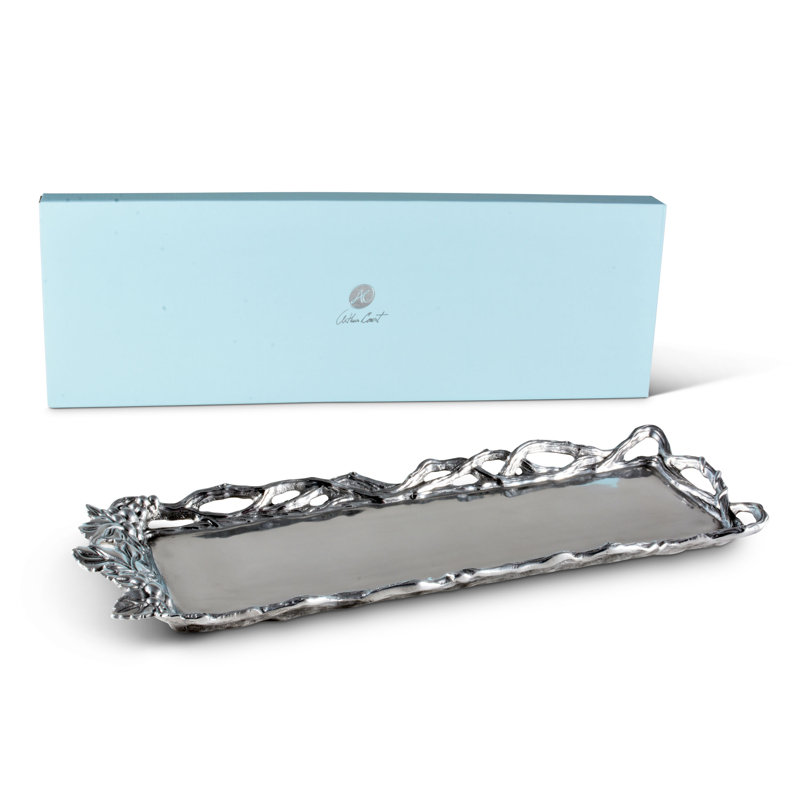 Grape Metal Decorative Tray