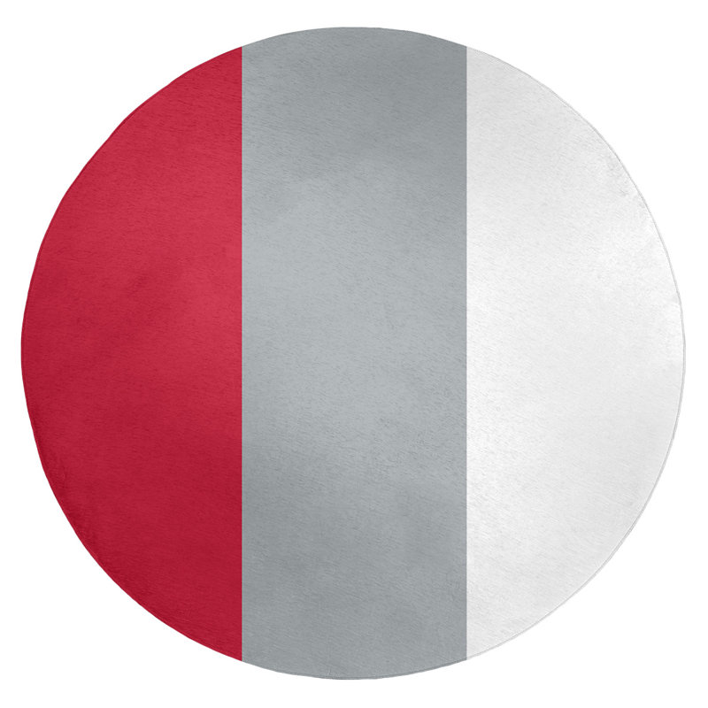 Chenille Indoor Rug, Round 5'
