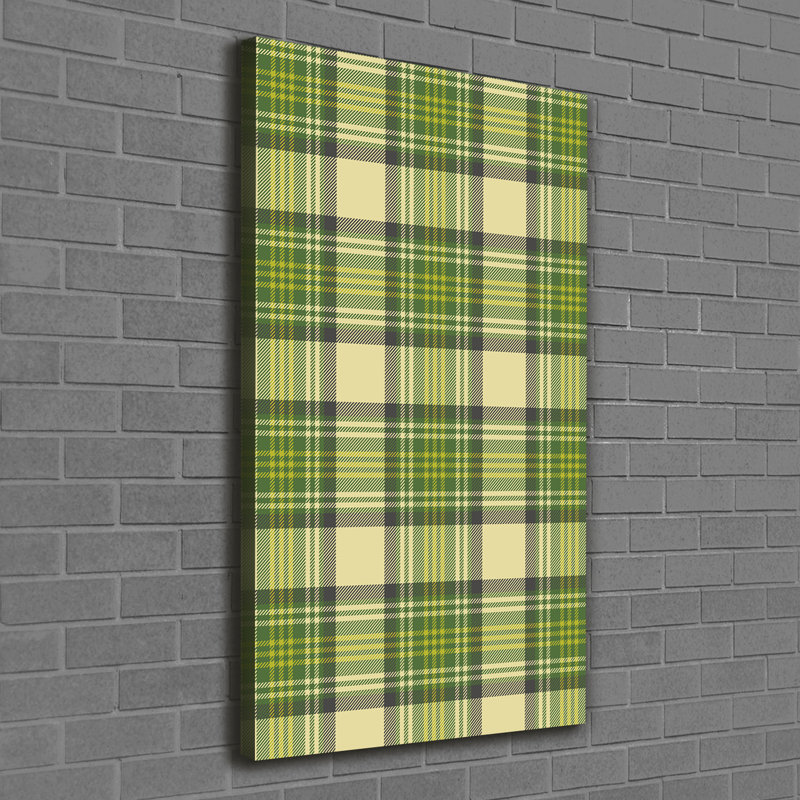 Green Trellis - Wrapped Canvas Print