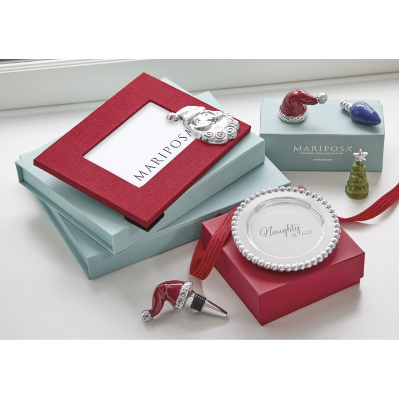 Traditions Smiling Santa Standing Napkin Holder