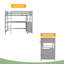 Lit mezzanine simple avec tiroirs et bureau-26910635