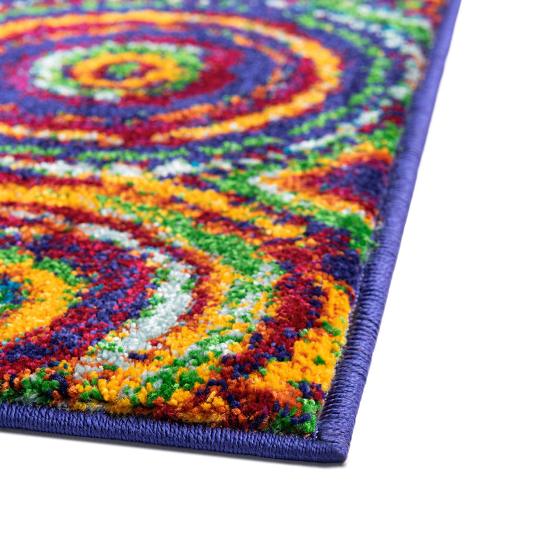 Malaija Geometric Indoor Rug, Oval 7'10" x 10'
