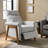 29" W Modern Fabric Power Recliner with Type-C and USB Ports-760057470