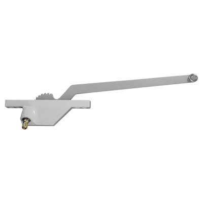  Opérateur à un vantail à bras simple en aluminium de 13-1 / 2 po avec accoudoir à gauche