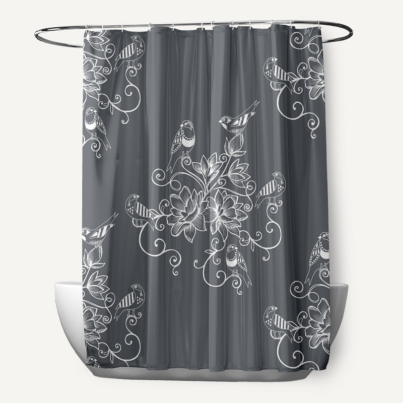 Rideau de douche Everill, Gris