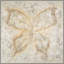 Gold Butterfly Print by H. Scott