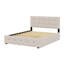 Lit plateforme tapissier avec 2 tiroirs et lit gigogne-1928077145