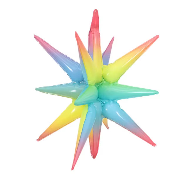  Arc-en-ciel arc-en-ciel Explosion arc-en-ciel rose F07M1-75, Rose/bleu/jaune