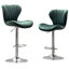 Chic, de 2 avec siège rembourré en mousse et option de rotation à 360 degrés 2 pièces - rembourrage épais rembourré, siège pivotant, hauteur réglable, design élégant-590654735