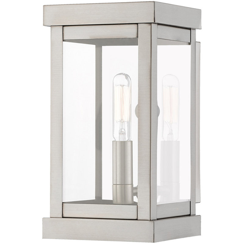 Tête de lanterne Clarissia, Nickel brossé