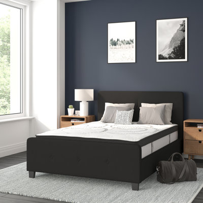 Tribeca Tufted Platform Bed with 10 Inch Pocket Spring Mattress