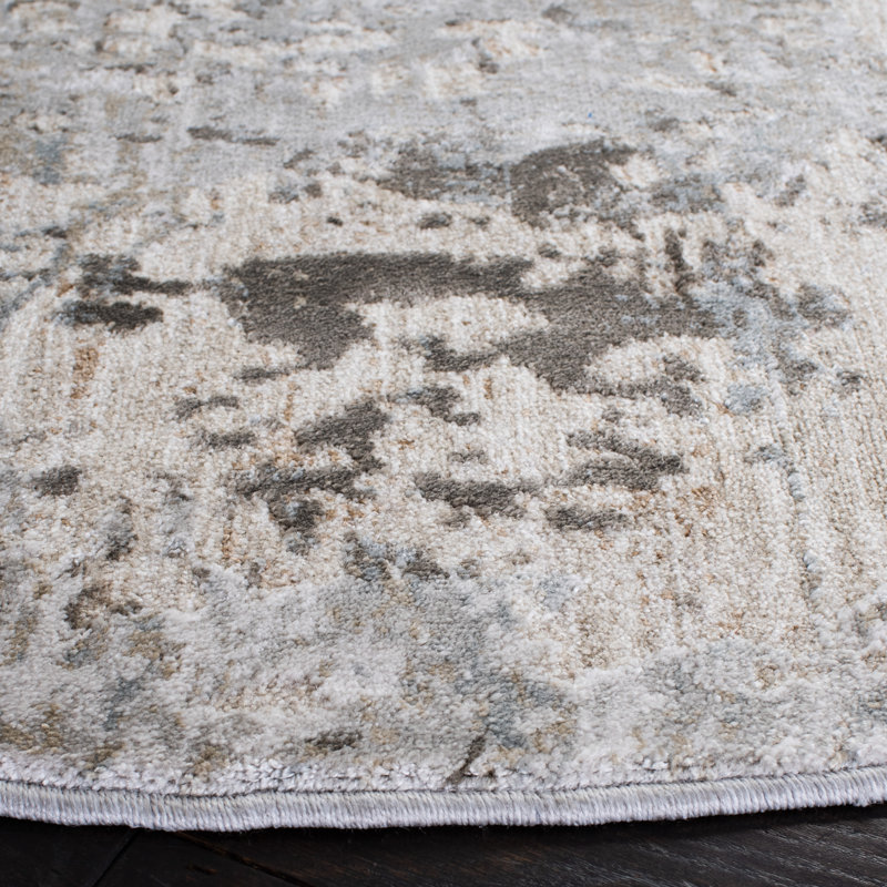 Valencia Performance Abstract Rug, Round 6'4"