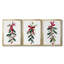 Art de Noël des Fêtes de Noël - Toile tendue avec châssis sur mesure - 3 pièces-11298645-11298640