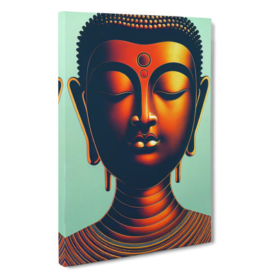 Enigmatic Buddha - Wrapped Canvas Print