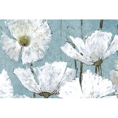 Textured Floral - Wrapped Canvas Painting