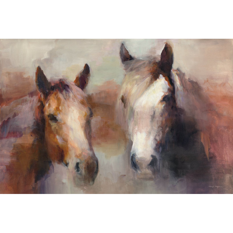 Reproduction d’art sur toile, "flamboyant the West" par Marilyn Hageman, H 24 po x l 36 po