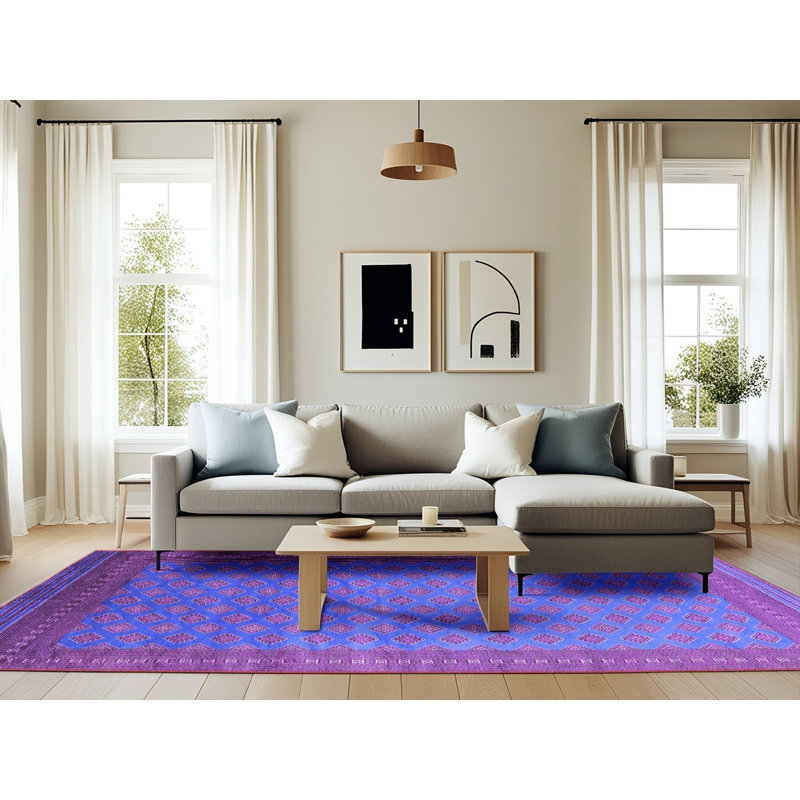 Tapis mauve Liath, Rectangle 6 pi x 9 pi